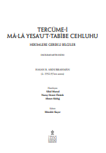 Tercüme-İ Mâ-Lâ Yesa‘U’t-Tabîbe Cehluhu